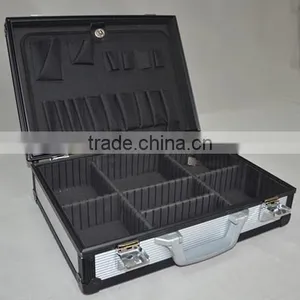 Customized High Grade Sliver Aluminum Briefcase Tool Boxes thumbnail-3