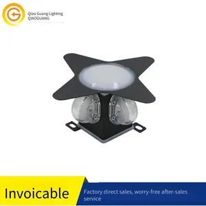 Outdoor Cross Starlight Led Wall Lamp, 5w, Single Color With Built-in Control, Color-changing Beam Spotlight, Point Light Source thumbnail-1