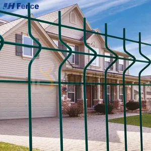 Classic Steel Wire Mesh Fence Panel - Easy Assembly for Highway and Perimeter Security thumbnail-1
