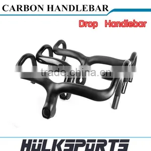 Wholesale Drop Handlebar T700 Carbon Racing Handlebar 3K/UD Carbon Bicycle Handlebar thumbnail-1