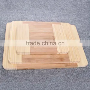 Bamboo Cutting Board Tiger Stripes 3 Piece Set Cutting Board Vegetable Chopper Salad Chopping Board thumbnail-1