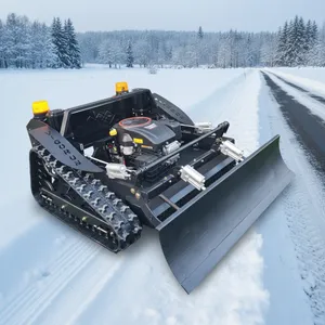 CE EPA Certified VTLM800 Snow Plow Attachment Remote Mower Rubber Track Remote Brush Cutter for Farm thumbnail-1
