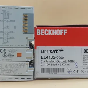 Beckhoff EL4102 EtherCAT Analog Output Terminal 2-Channel Voltage Output Module ±10V 16-Bit Industrial Automation I/O thumbnail-5