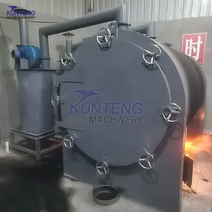 Biochar Wood Jute Sticks Charcoal Making Machine Carbonization Furnace EPC thumbnail-2
