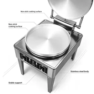 Professional DBD-D53 Flatbread Baker Machine 5KW Electric Pancake Griddle With Overheat Protection for Breakfast Shops thumbnail-1