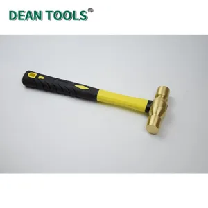 Non-Sparking Copper Safety Hammer, BeCu Alloy, Anti-Static, 1.5LB Head Weight,340 mm Length thumbnail-1