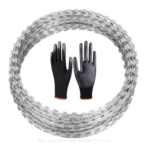 Corrosion-resistant Razor Coils, High-safety Galvanized Guardrails, Residential and Industrial Fences thumbnail-3