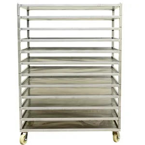 Food Grade Stainless Steel Tray Drying Cart, 304, 40 Trays, for Fruit and Vegetable Drying thumbnail-3