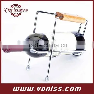Euro Style Stainless Steel Wine Rack Holder Magic Bar Wine Bottle Holder NEW DESIGN WINE BOTTLE SHELF thumbnail-2