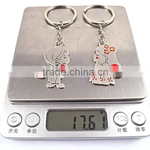 Personalized Couple Keychain Boy and Girl Kiss Cheap Metal Keychains Quality Choice thumbnail-5