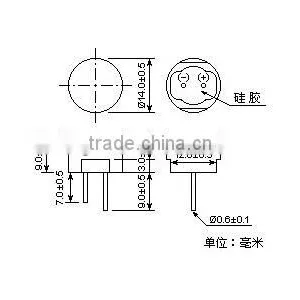 High Quality Waterproof Ultrasonic Sensor NU40B14TR-1 thumbnail-2