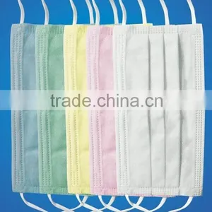 Non Woven 1ply 2ply 3ply Disposable Face Mask With Earloop Or Tie thumbnail-2