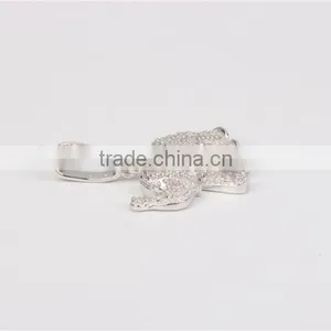 OEM Mirco Pave Diamond 925 Sterling Silver Fashion Pendant Jewelry Wholesale thumbnail-2