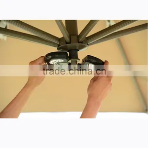 Outdoor Beach Patio Sun Garden Travel Led Light Cheap Solar Chinese Umbrella Light thumbnail-4