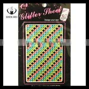Bead Crystal Diamond Acrylic Fridge Magnet Sticker thumbnail-1