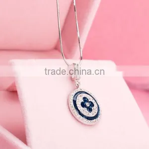 China Supplier 925 Sterling Silver Jewelry Cheap Necklace for Ladies thumbnail-3