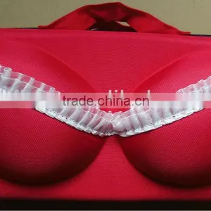 Passion Red 600D Poly EVA Bra Case thumbnail-1