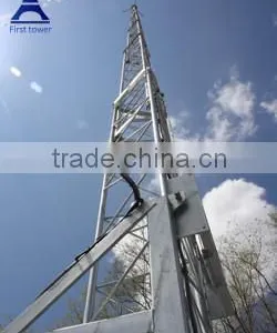 Good Service Galvanized Self Supporting Tower Telecom Pole thumbnail-2