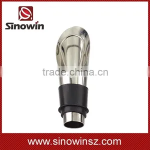 Stainless Steel Wine Pourer With Stopper thumbnail-3