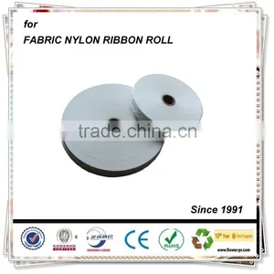 Uninked Nylon Ribbon Roll White Ribbon Roll thumbnail-1
