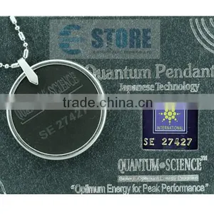 Green Crystal Japanese Quantum Energy Pendant Quantum Necklace Pendant Charms Pendant thumbnail-3