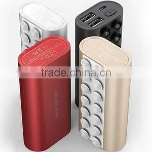 Emergency Charger Smart Moible Phone Power Bank 5000mAh With Suction Cups and OEM Logo thumbnail-2
