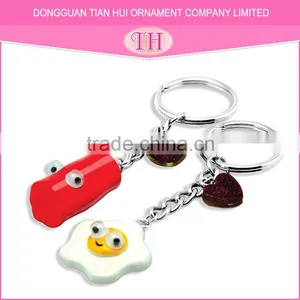 Best Fashion Design Hot Sale Personalized Handmade Resin Keychain Metal Ring thumbnail-4