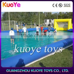 2016 New Sport Games Football Field Inflatable,inflatable Soap Soccer Pitch, Cheap Sealed Football Games thumbnail-3
