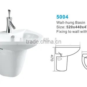 Ceramic Wall Hung Basin for the Shampoo Basin in Wash Basin thumbnail-5