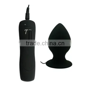 Medical Silicone Anal Plug New Style Pleasure Sex Toys With 7 Mode Vibration thumbnail-2