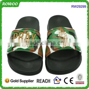 New Design Men Bathroom Slippers Soft Customized Logo Slides Indoor Flat Sandals thumbnail-6