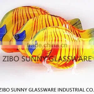 Tropical Gold Fingerling Son Glass Plate thumbnail-1