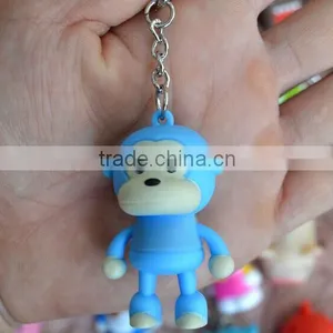 Custom Animal Design Led Key Chain thumbnail-5