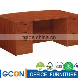 Modular Hot Sale Bowfront Open Executive Office Table Melamine Office Table thumbnail-1