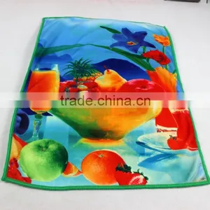 China Products Custom Printed Microfiber Absorbent Tea Towels thumbnail-2