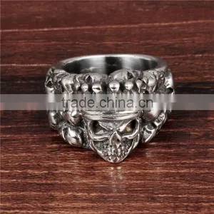 Hot New Imports 2016 Skull Stainless Steel Ring Castings for Men thumbnail-4