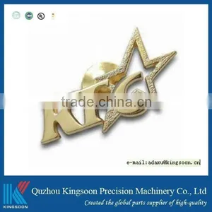 Metal Label Made of Zinc Alloy Available in Die Cast and Gold Plated Craft thumbnail-1