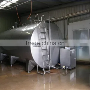 20T Horizontal Type Stainless Steel Milk Storage Tank With Insulation thumbnail-3