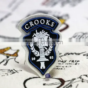 Steeler Star Plating Custom Decorative PVC Embossed Badges thumbnail-4