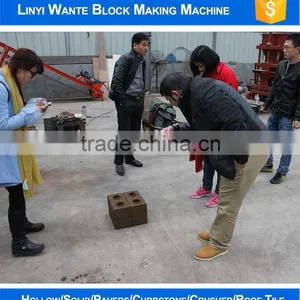 WT2-10 Compressed Interlock Block Making Machine in Thailand thumbnail-2