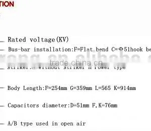 7.2kv High-voltage Current-limiting Fuses Use for Transformer Protection /XRNT Type of Fuse IEC282-1,GB15166.2 Standard thumbnail-5