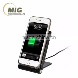 Efficient Wireless Charger, qi Universal Portable Mobile Phone Charger for Smart Phones, With 3 Coils thumbnail-4