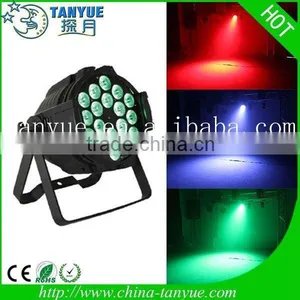 2014 Latest Design Flick Free 18pcs x 10W RGBW LED Par Light thumbnail-1