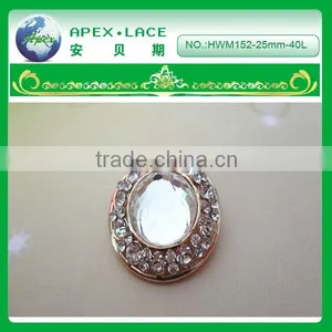 HWM152 Fashion Rhinestone Crystal Buttons for Garments thumbnail-1