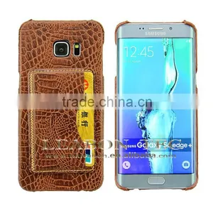 Customized Case, Protector Cover Case for Samsung Galaxy s6 Edge Phone Case Crocodile thumbnail-1