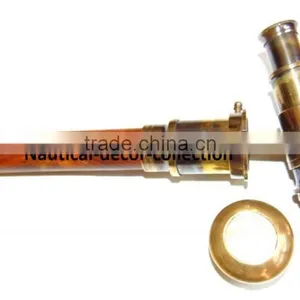 ANTIQUE BRASS FINISHING TELESCOPE HANDLE WALKING CANES-DECORATIVE WALKING CANES-DESIGNER WALKING CANES Wk1179 thumbnail-4