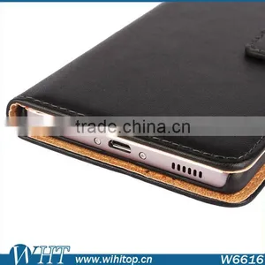 Leather Card Slot Flip Cover With Stand for Huawei Ascend P8 Case thumbnail-5