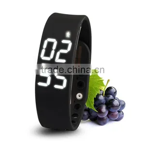 W2 Smart Watch Bracelet Smartband Mate Pedometer Sleep Monitor Thermometer Track Calories Burned Fitness Pulsera Band thumbnail-1