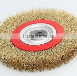 Crimped Wire Wide Face Wheel Brush thumbnail-1