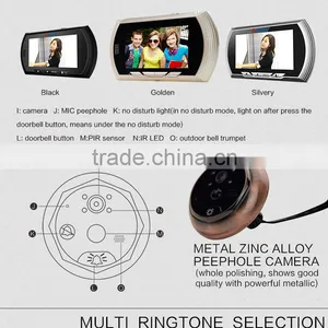 160 Degree Wide Angel 4.3 Inches TFT LCD Screen Digital Door Peephole Viewer Camera / Door Viewer thumbnail-4